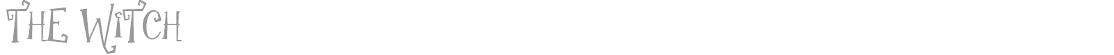 The Witch font preview